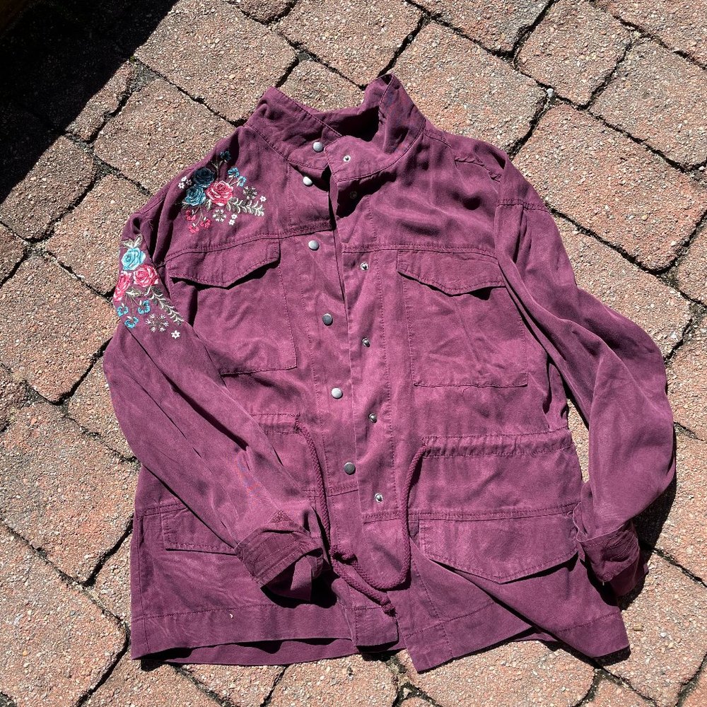 Embroidered Lightweight Jacket